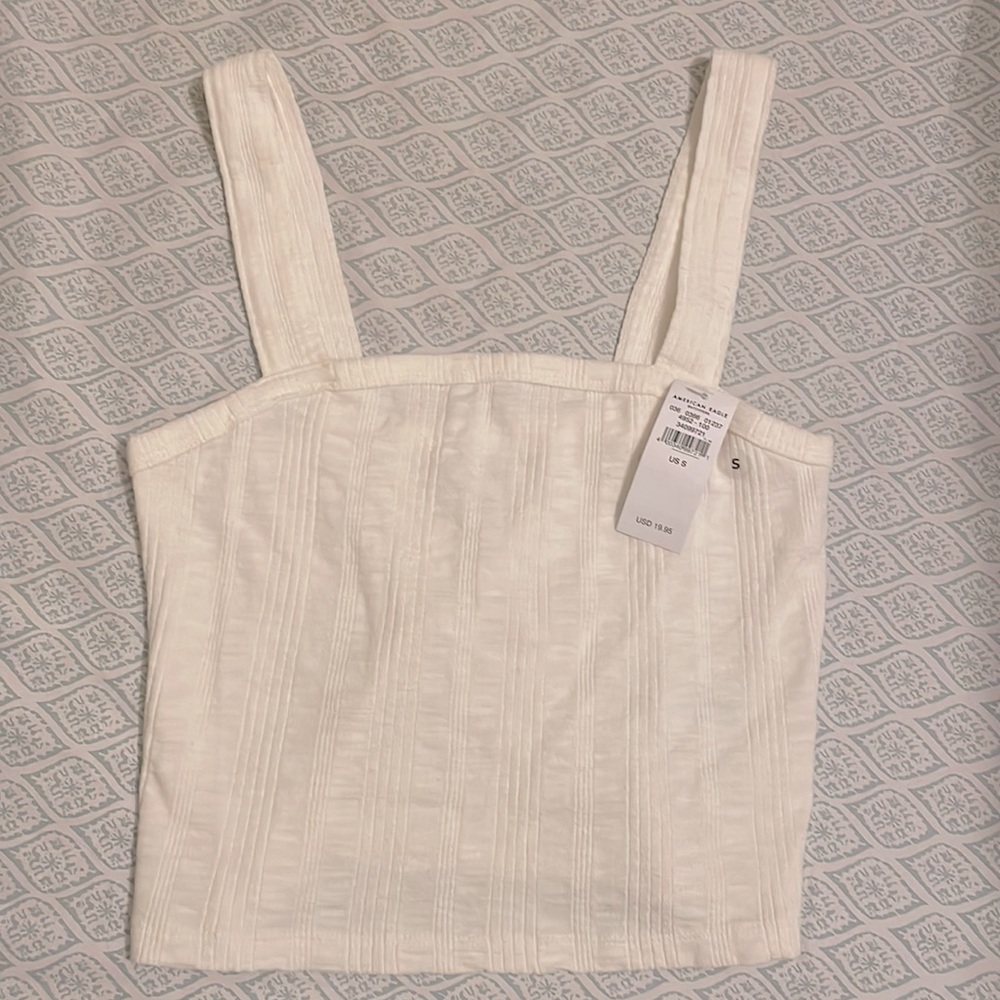 American Eagle Ribbed Crop Top